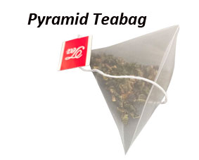Pyramid tea bag filling and packing machine