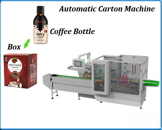 Bottle cartoning machine and unscrambler