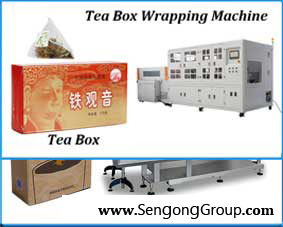 Medicine box cellophane wrapping machine