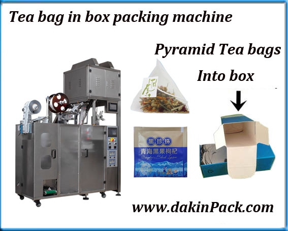 Automatic cartoning tea bag box packing machine